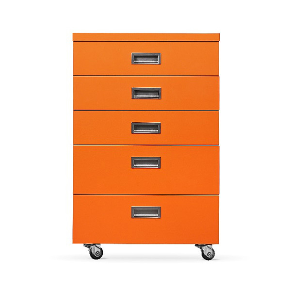 AS-5 medical cabinet with wheels with five drawers
