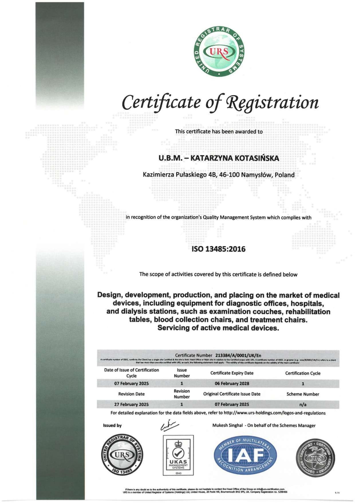 ISO 13485:2016